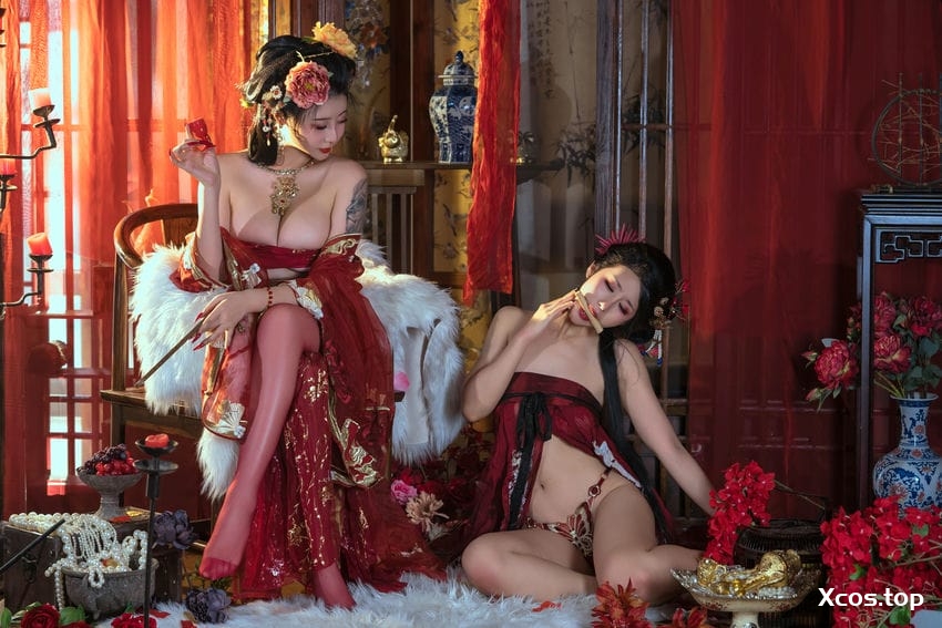 奈汐酱nice&奶桃-青楼韵事[120P+1V]