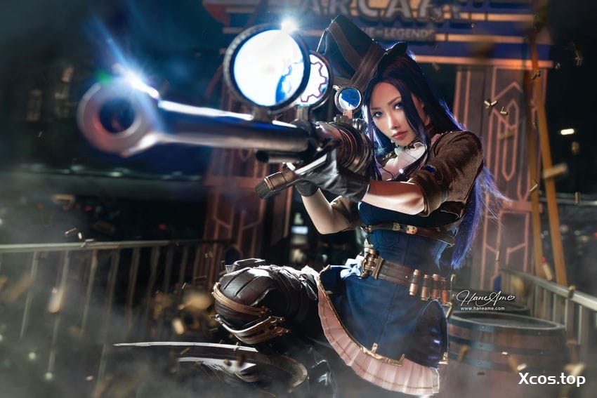 沙福林 - 英雄联盟 皮城女警 凯特琳 [28P+2V-377MB]