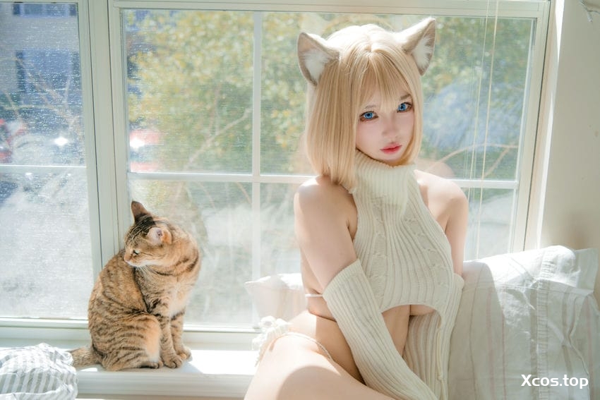 狐洛洛子 - 慵懒白猫 [36P-463MB]