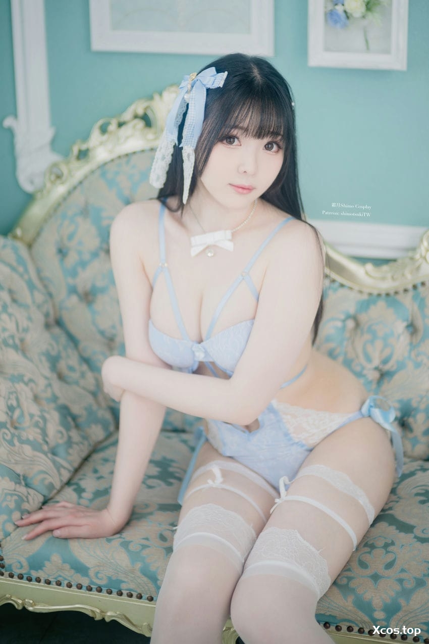 霜月Shimo - Blue Lingerie [41P-309MB]