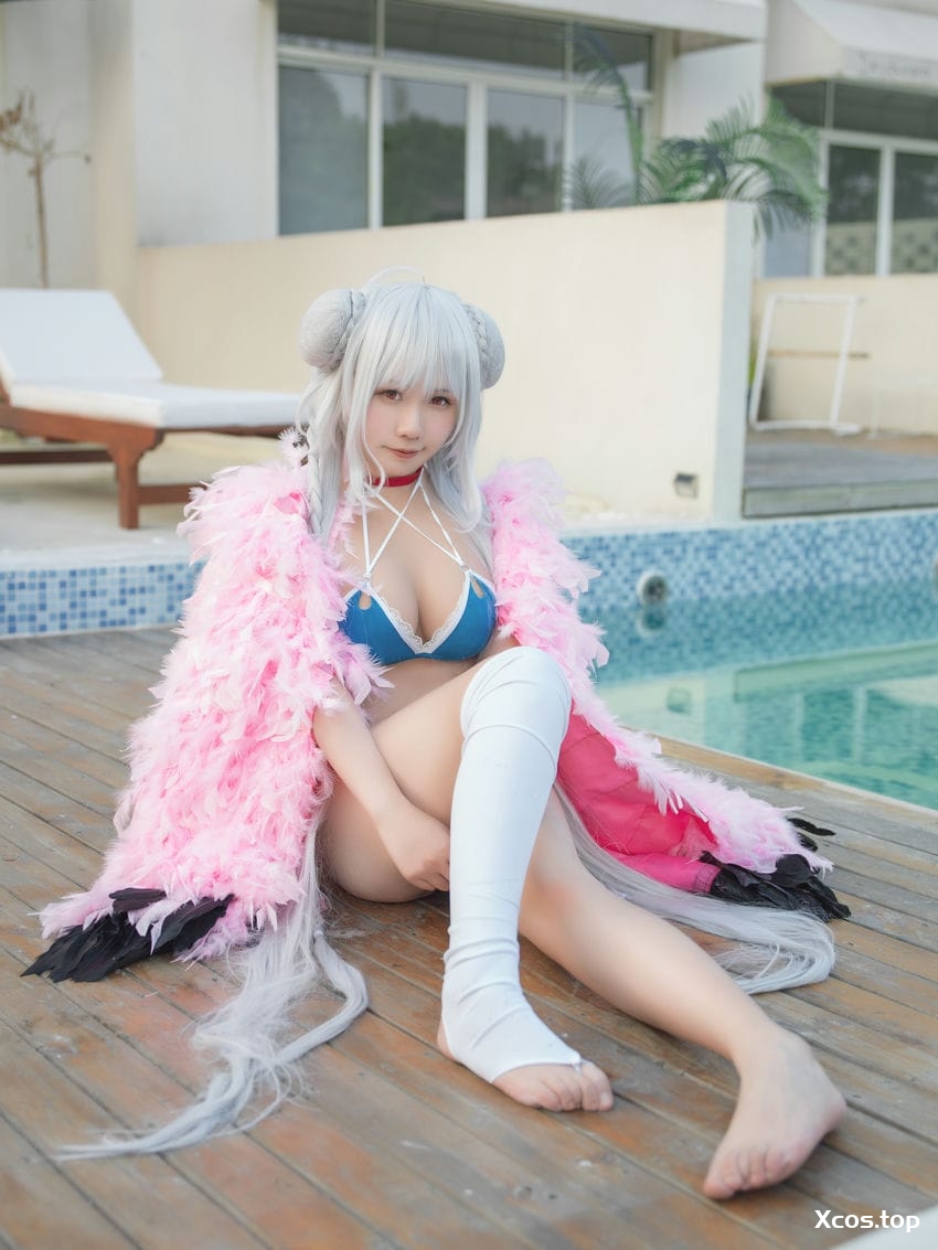 麻花酱 NO.082 可畏泳装+女仆 [30P-306MB]