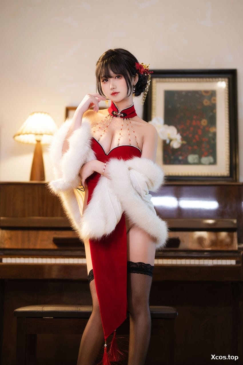 [专享] 三度_69 NO.084 红丝绒旗袍 [75P+3V-704MB]