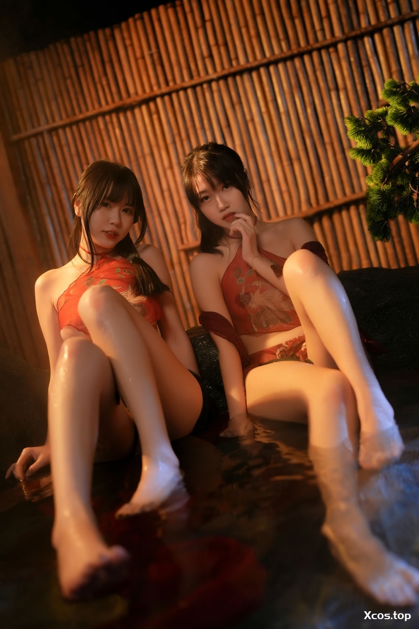 Tina很妖孽呀 NO.034 &不呆猫 - 古风双人 [16P-226MB]