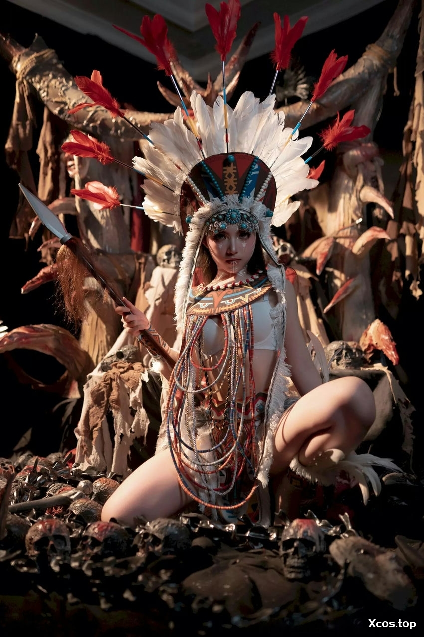 [专享] Bangni邦尼 - 印第安 (紫舞龙) [100P-355MB]