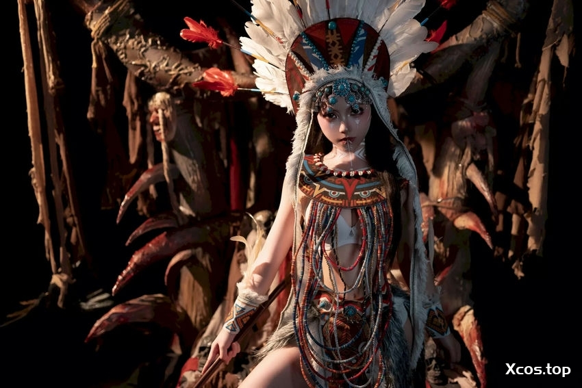 [专享] Bangni邦尼 - 印第安 (紫舞龙) [100P-355MB]