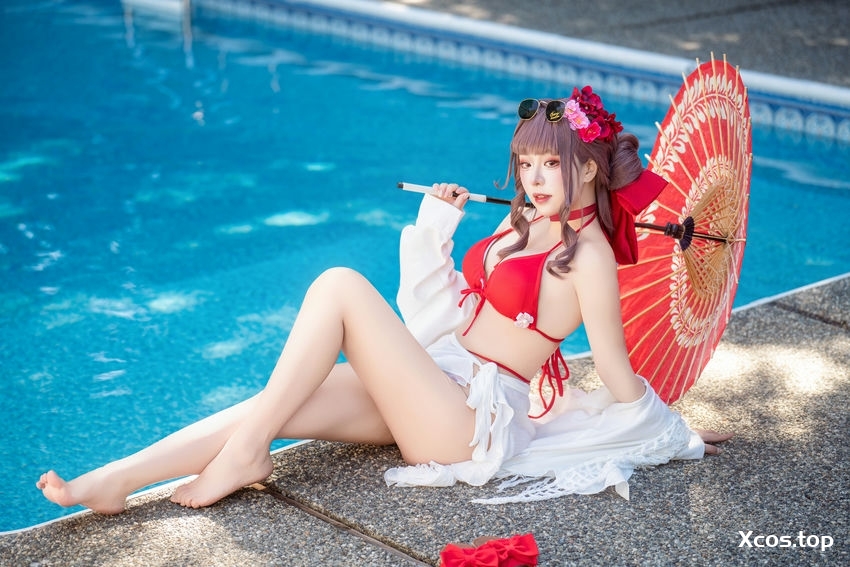 Himeking - Nikke：胜利女神樱花，泳装 [36P-46MB]