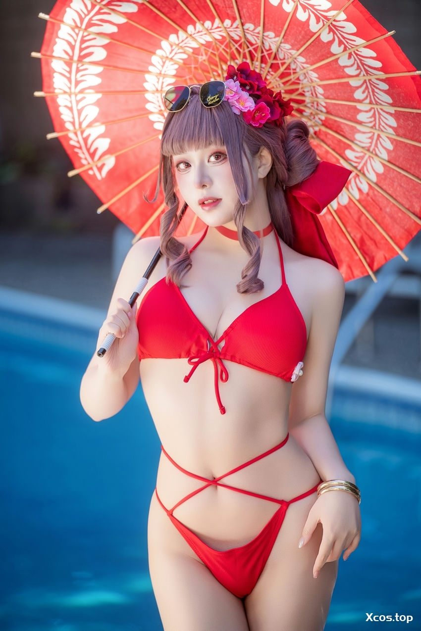 Himeking - Nikke：胜利女神樱花，泳装 [36P-46MB]