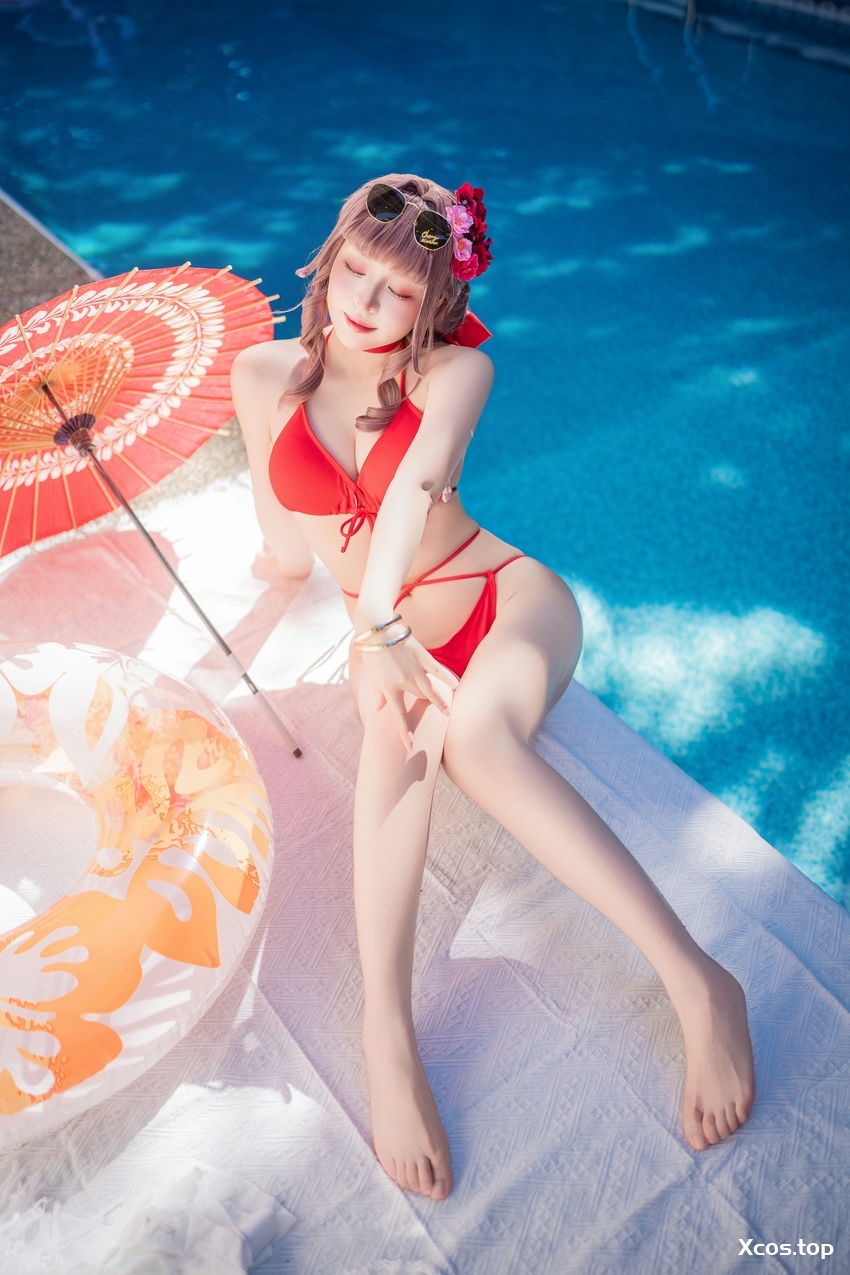 Himeking - Nikke：胜利女神樱花，泳装 [36P-46MB]