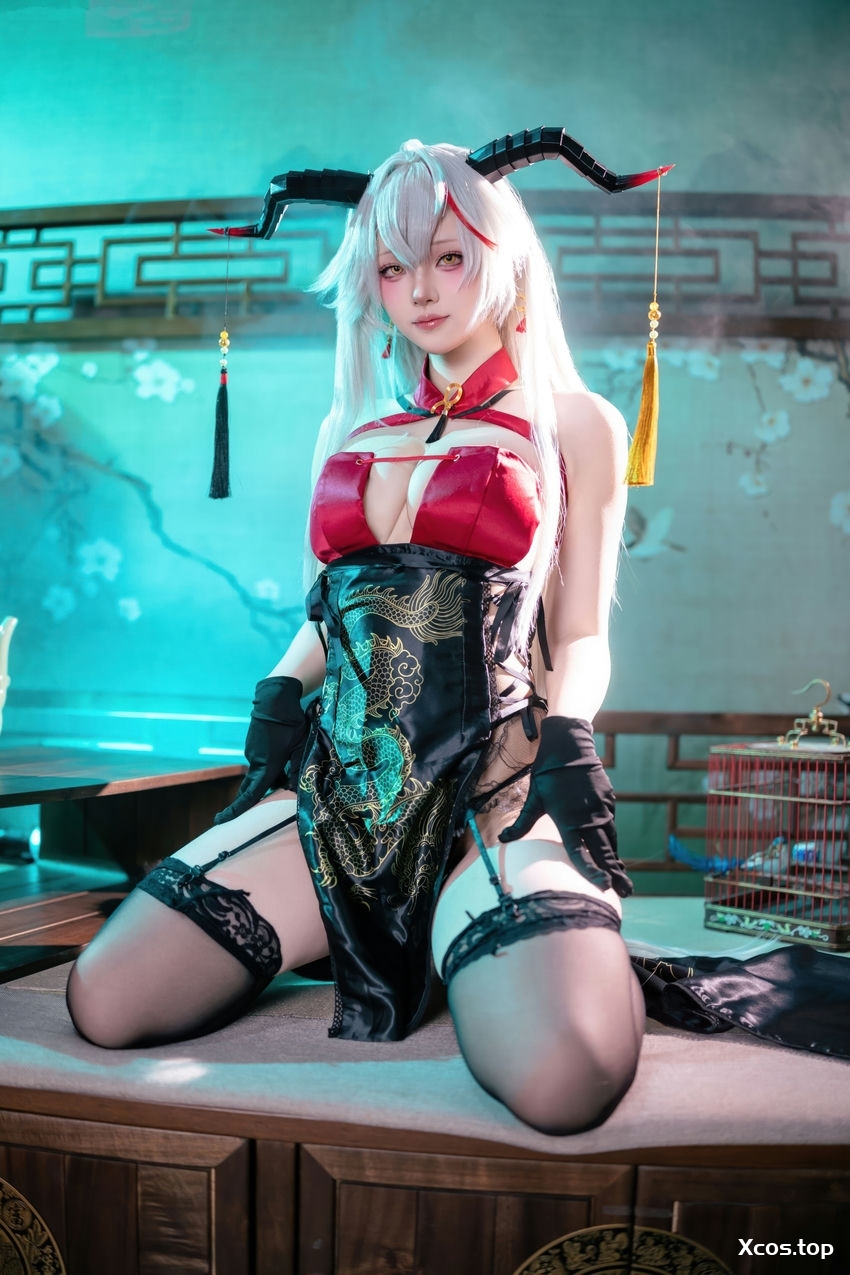 [专享] 屿鱼 – NO.033 碧蓝航线 埃吉尔旗袍 [50P-989.8M]