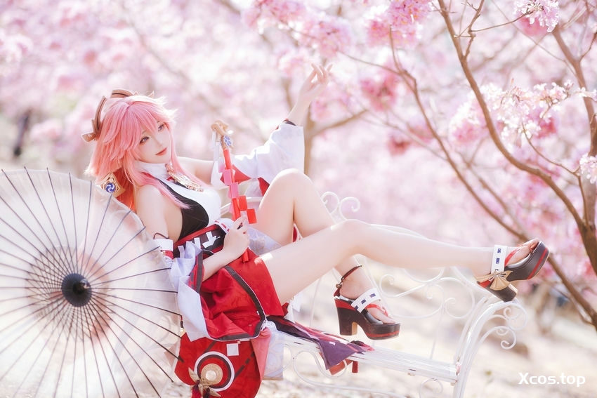 瓜希酱 NO.098 原神 八重神子 [20P-59MB]