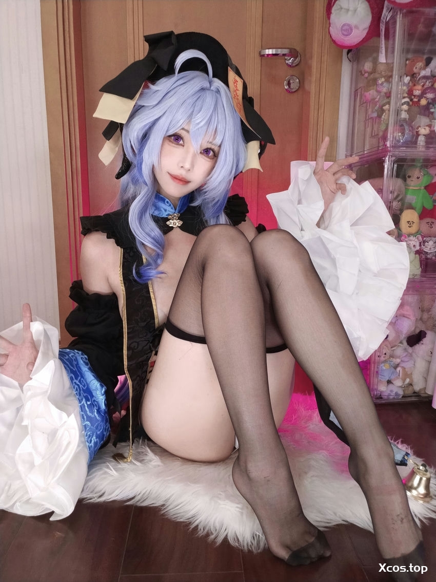 [专享] 113 蜜汁猫裘 – 原神 甘雨 国风小僵尸 [47P+2V-2.20G]