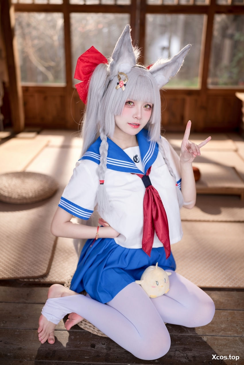 九柒喵 - 朝凪 JK (碧蓝航线) [37P-188MB]