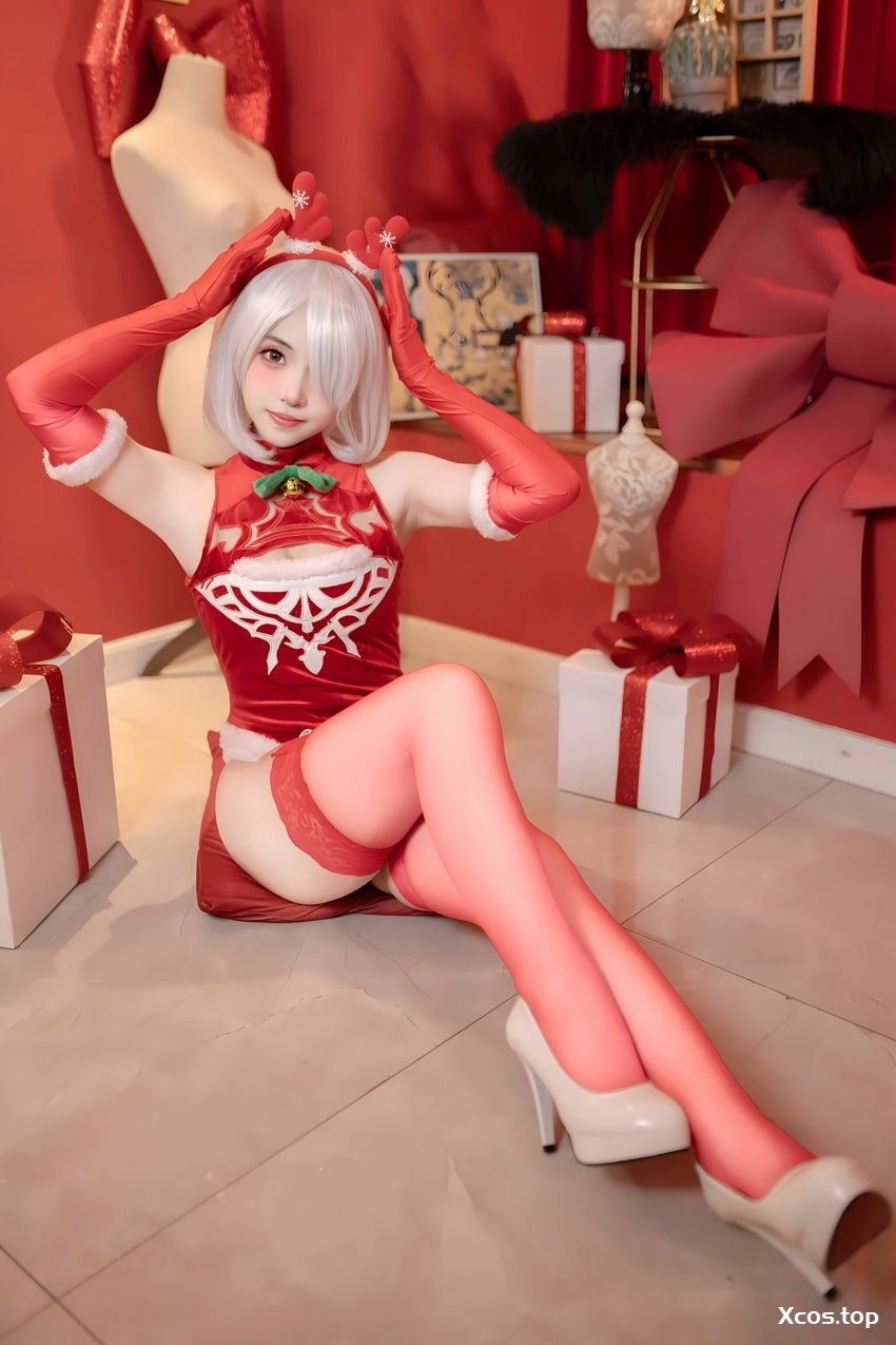 [尊享] Bangni邦尼 - 圣诞尼尔 + 红裙御姐 [132P-3V-966MB]