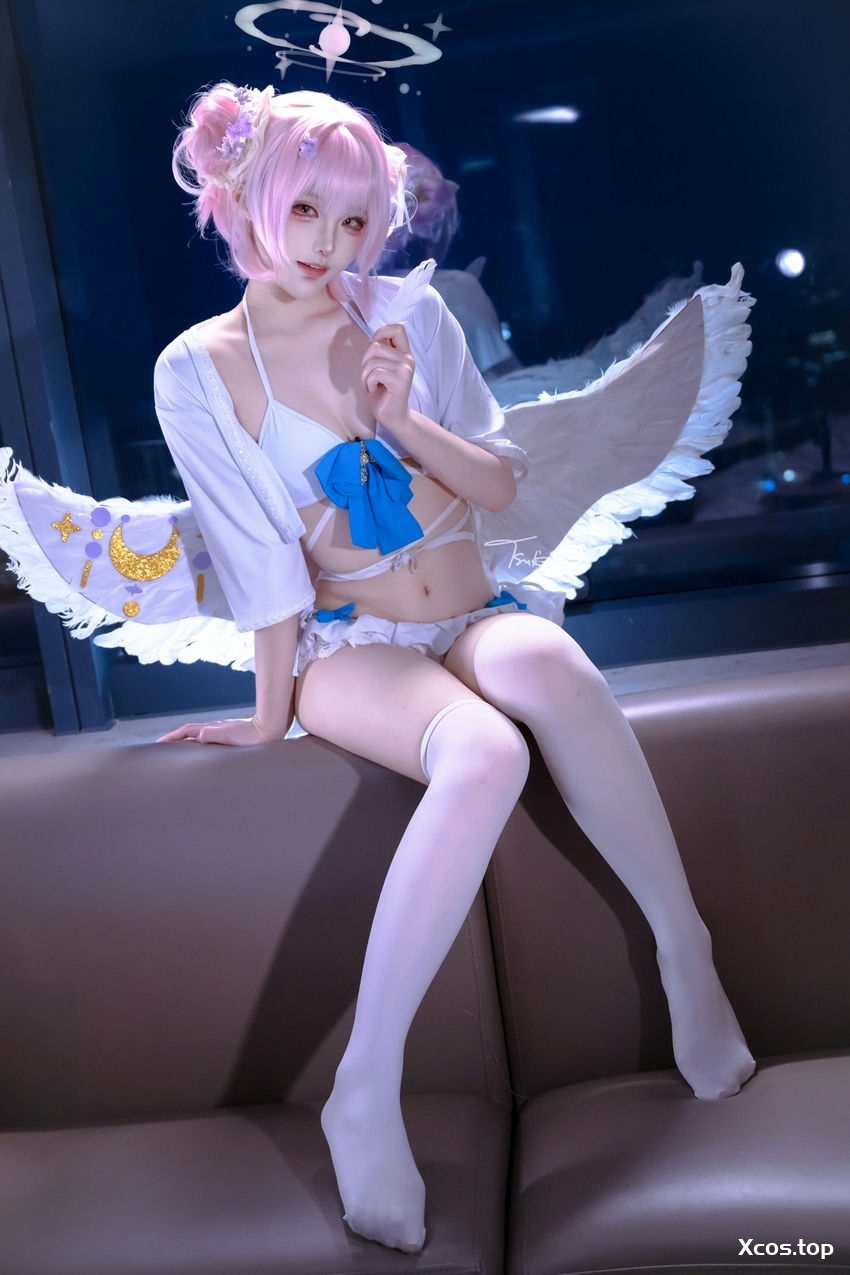 Tsuki_月隐 - 圣园未花 [16P-134MB]