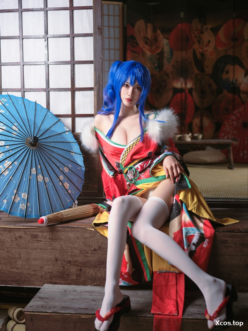 一米八的大梨子 - 碧蓝航线 圣路易斯 和服 [18P-184MB]