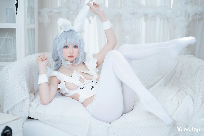 樱岛嗷 - 碧蓝航线 恶毒懒懒的白兔 [19P-145M]