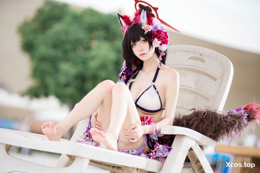 九柒喵 - 蔚蓝档案 狐坂若藻 泳装 [23P-157MB]