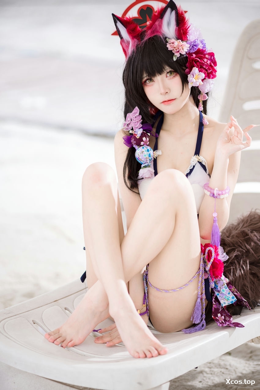 九柒喵 - 蔚蓝档案 狐坂若藻 泳装 [23P-157MB]