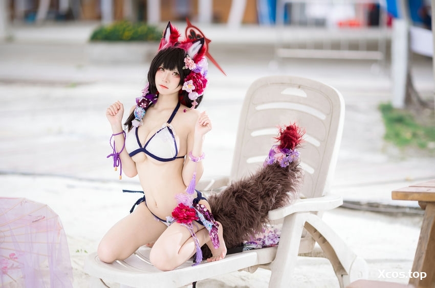 九柒喵 - 蔚蓝档案 狐坂若藻 泳装 [23P-157MB]