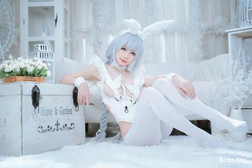 樱岛嗷 - 碧蓝航线 恶毒懒懒的白兔 [19P-145M]