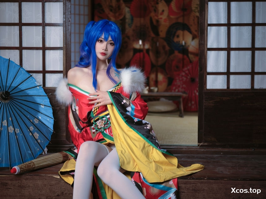 一米八的大梨子 - 碧蓝航线 圣路易斯 和服 [18P-184MB]