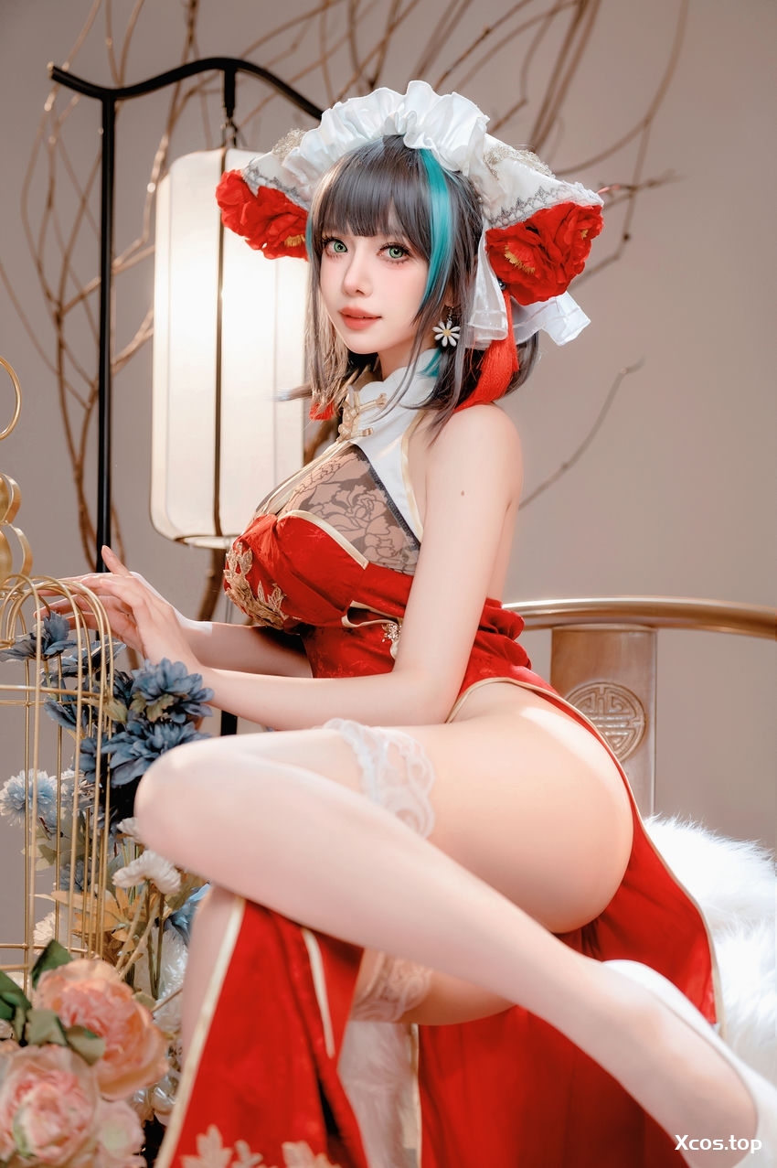 Shika小鹿鹿 - 碧蓝航线 新年柴郡 [16P-231MB]