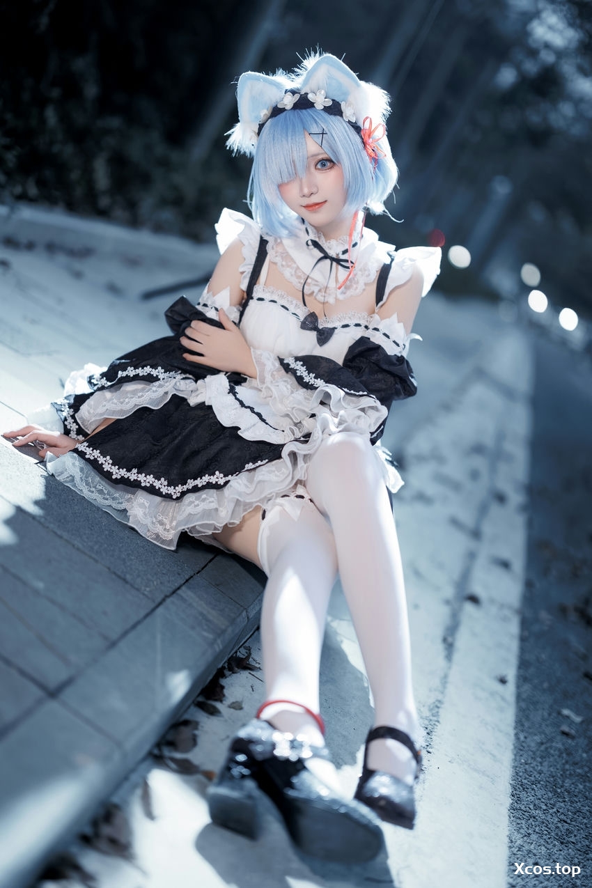 花柒Hana - 萤火虫CPGZ07动漫嘉年华 猫猫蕾姆 [107P+1V-889MB]