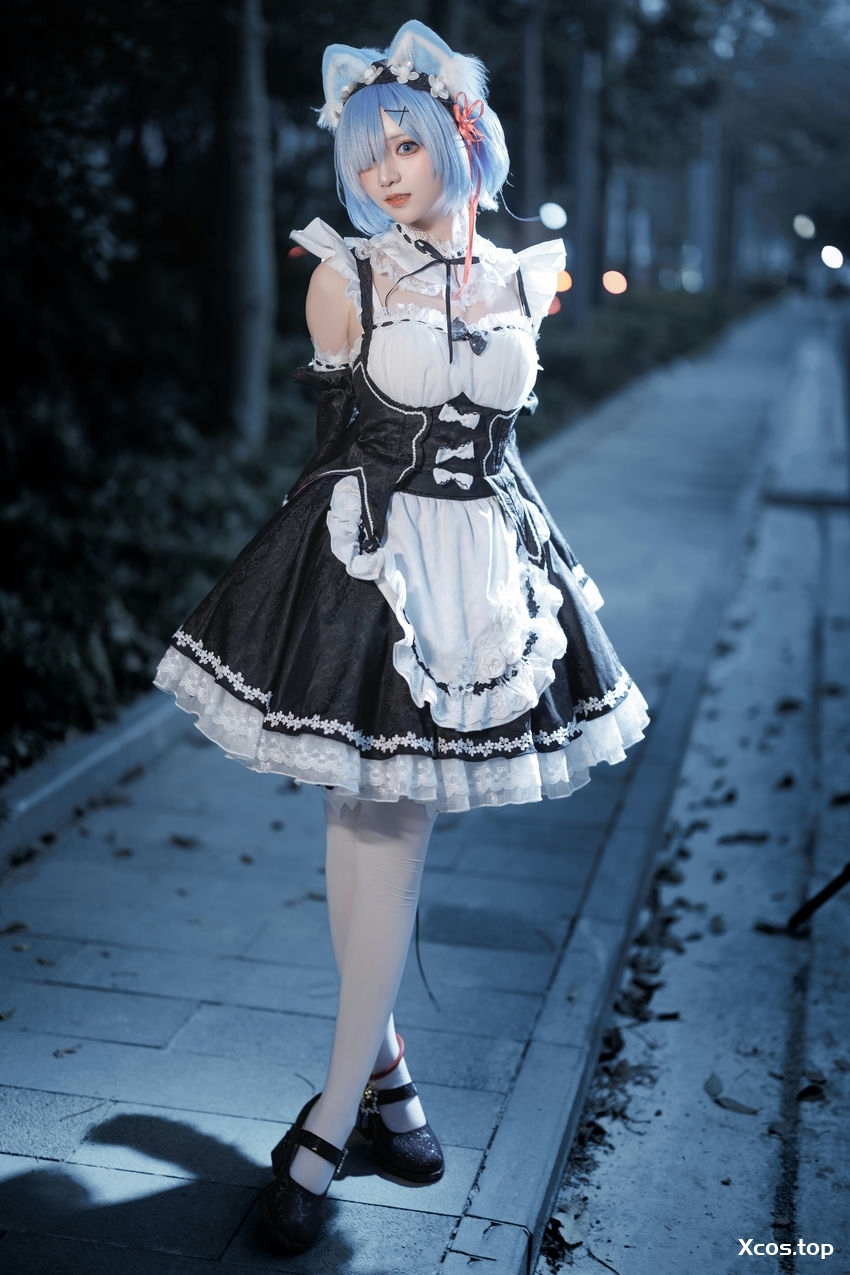 花柒Hana - 萤火虫CPGZ07动漫嘉年华 猫猫蕾姆 [107P+1V-889MB]