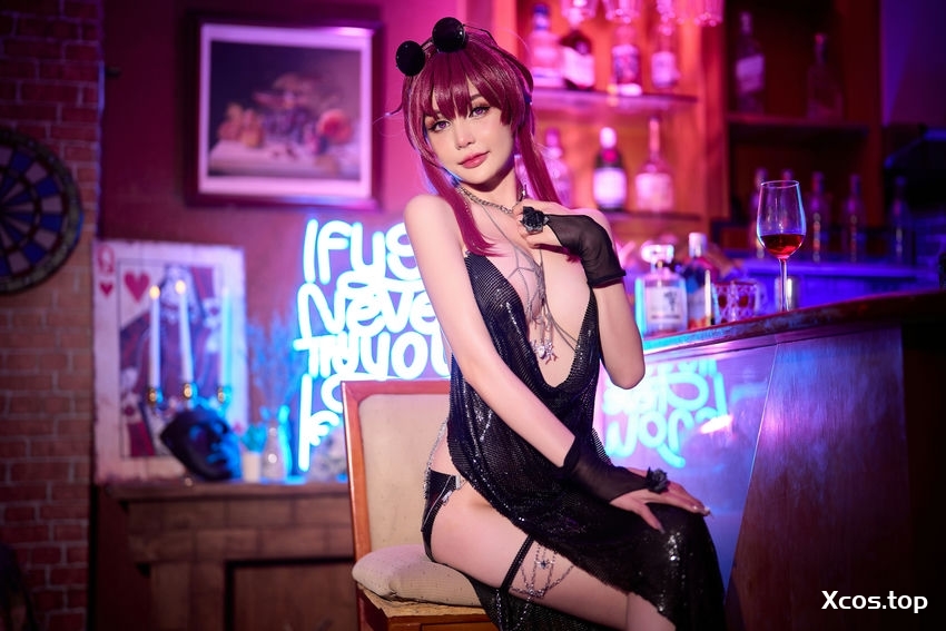 [专享] Joyce (Joyce Lin2x) cosplay Kafka Black Prom - HonkaiStar Rail [73P-347MB]