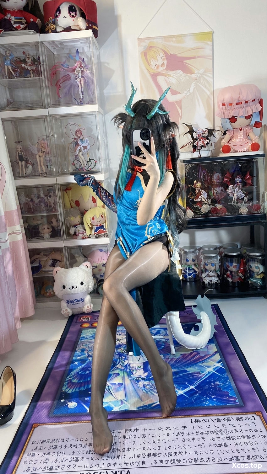 [专享] 白栎Shirly - 明日方舟 夕·染尘烟旗袍 上 下 [130P+26V-4.07G]