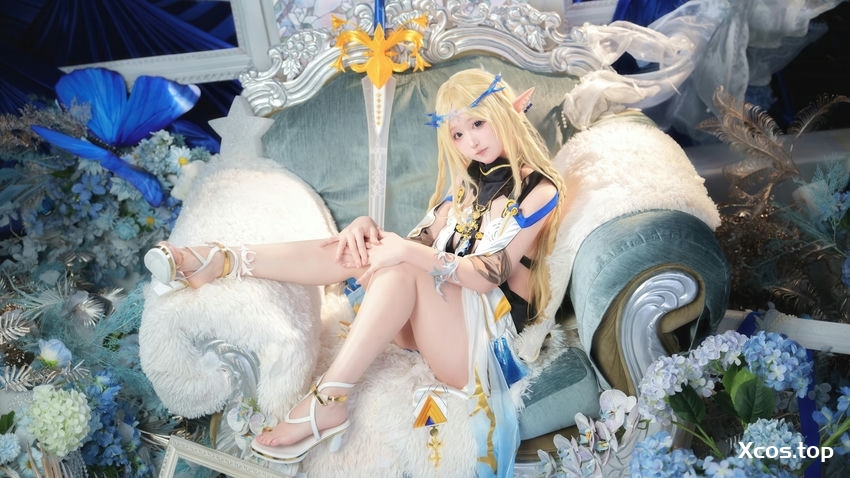 [专享] Seele麦麦 - 菲比&卡提希娅的蓝色花海物语 [96P-315M]