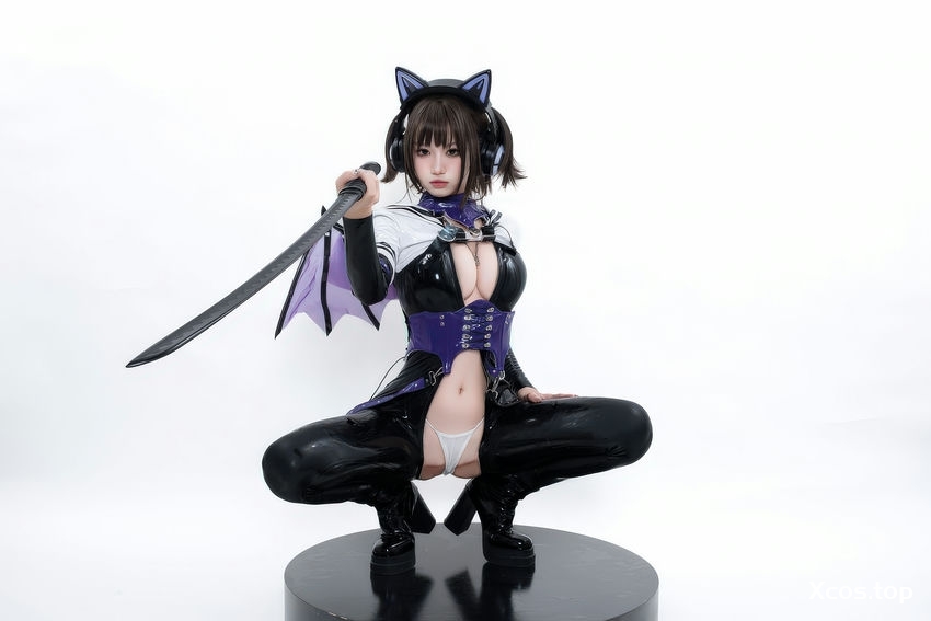 柒柒要乖哦 - 白棚胶衣 [78P-230M]