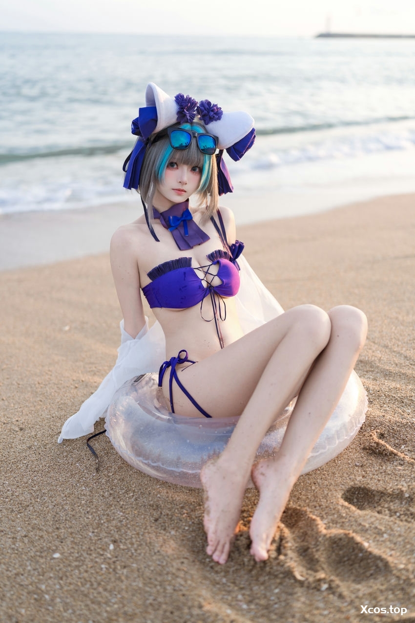 九柒喵 - 泳装柴郡 [26P-183M]