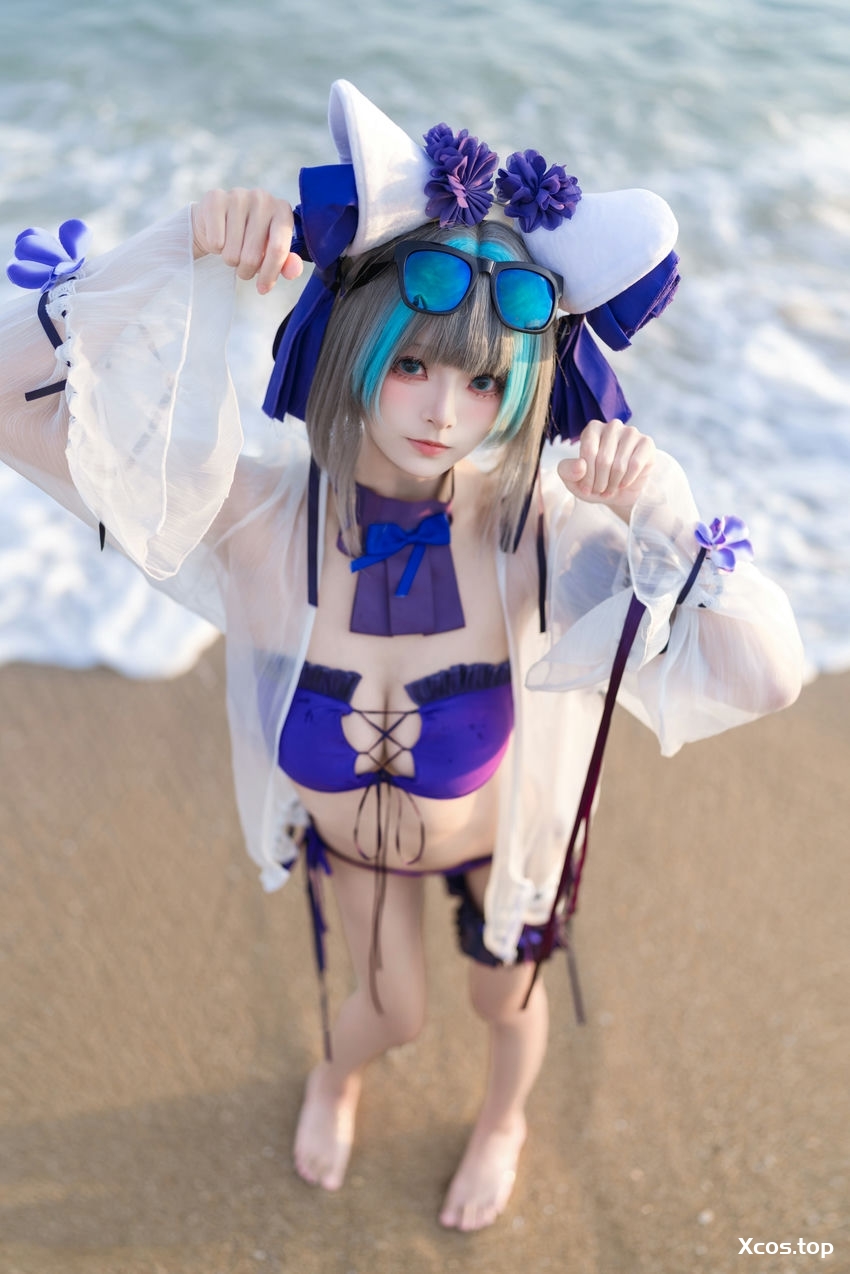 九柒喵 - 泳装柴郡 [26P-183M]