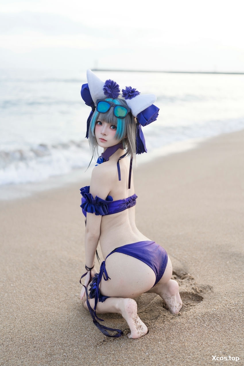 九柒喵 - 泳装柴郡 [26P-183M]