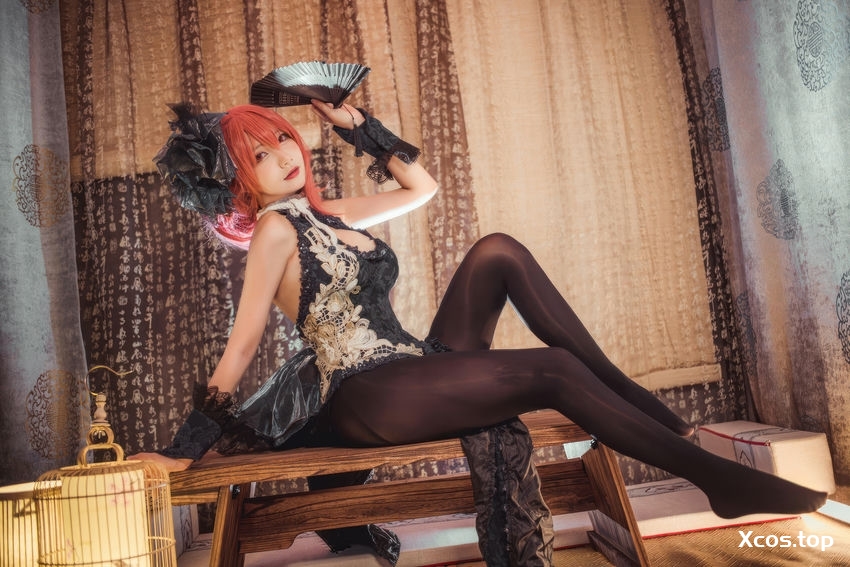 是一只熊仔吗 NO.037 碧蓝航线 黑太子旗袍 [19P-63M]