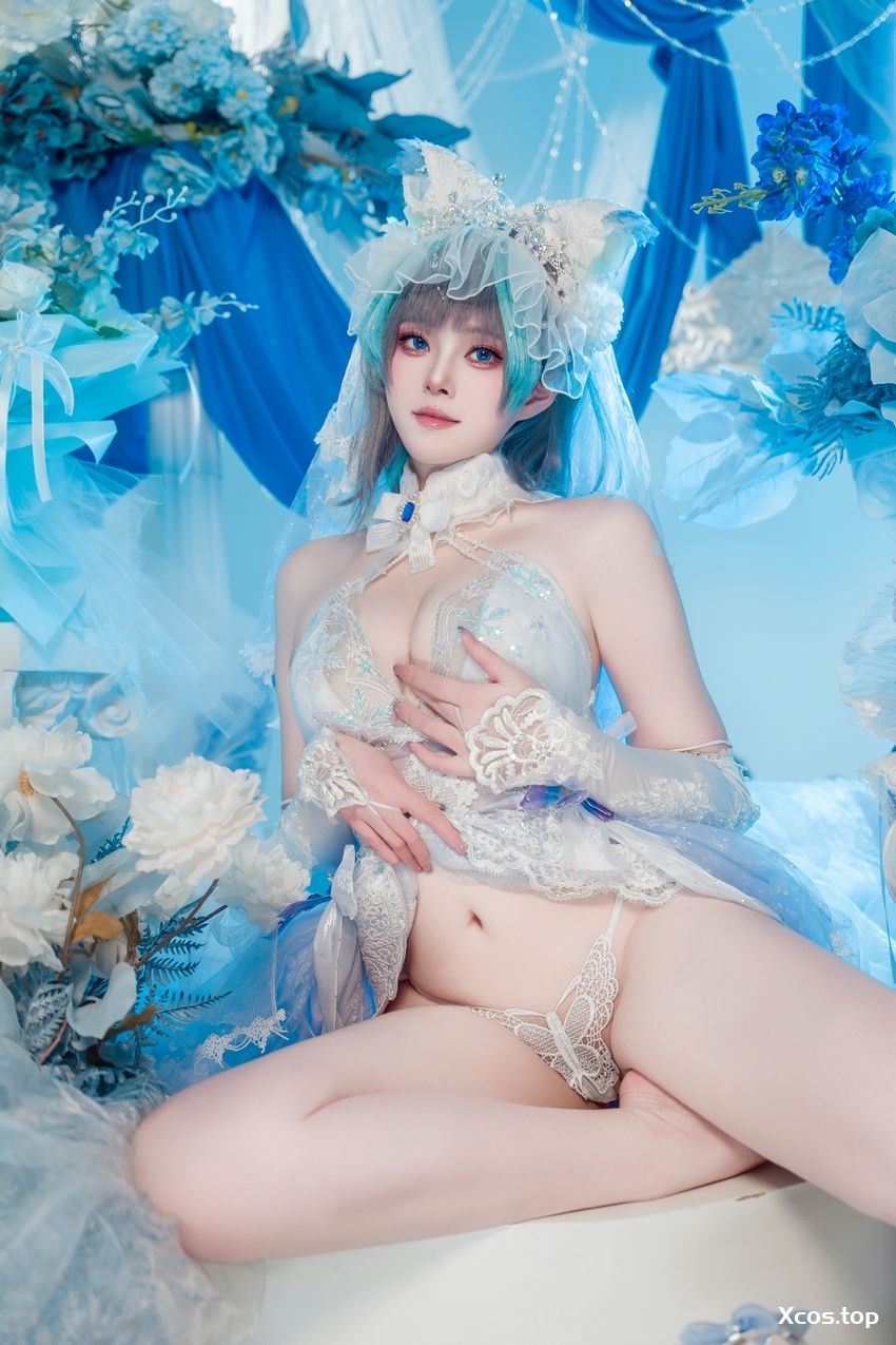 [专享] Natsuko夏夏子 NO.082 碧蓝航线 柴郡婚纱 [70P-625M]