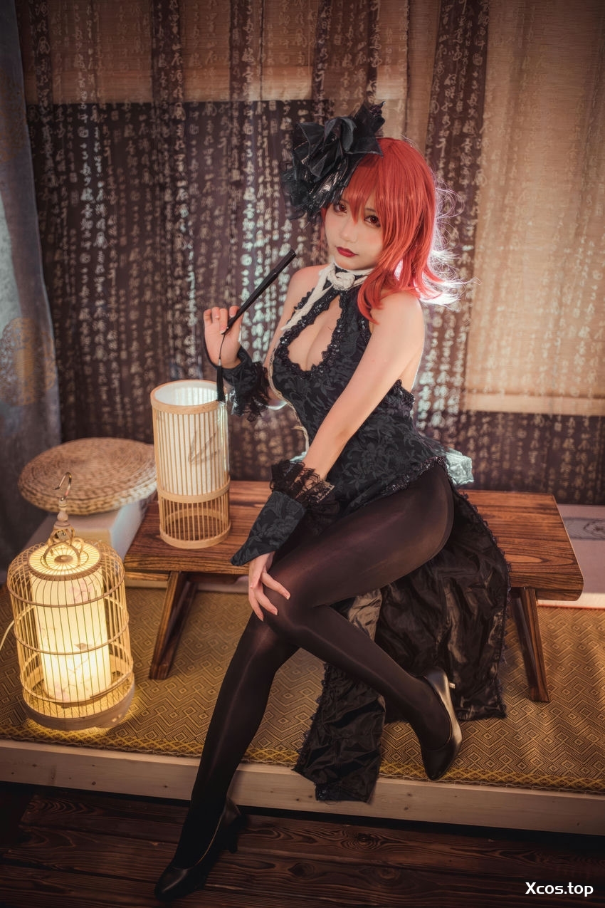 是一只熊仔吗 NO.037 碧蓝航线 黑太子旗袍 [19P-63M]