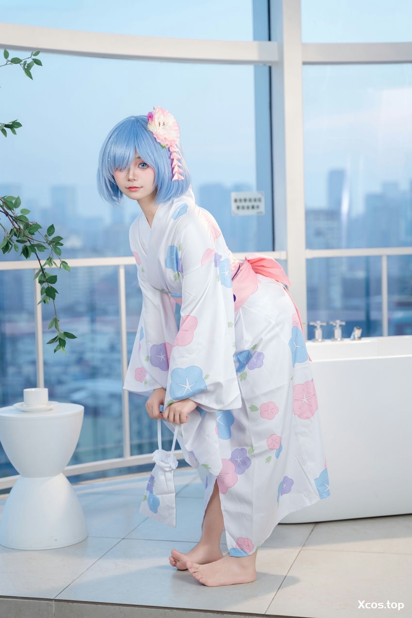[专享] 小羊不吃草 - 雷姆和服 [48P-462MB]