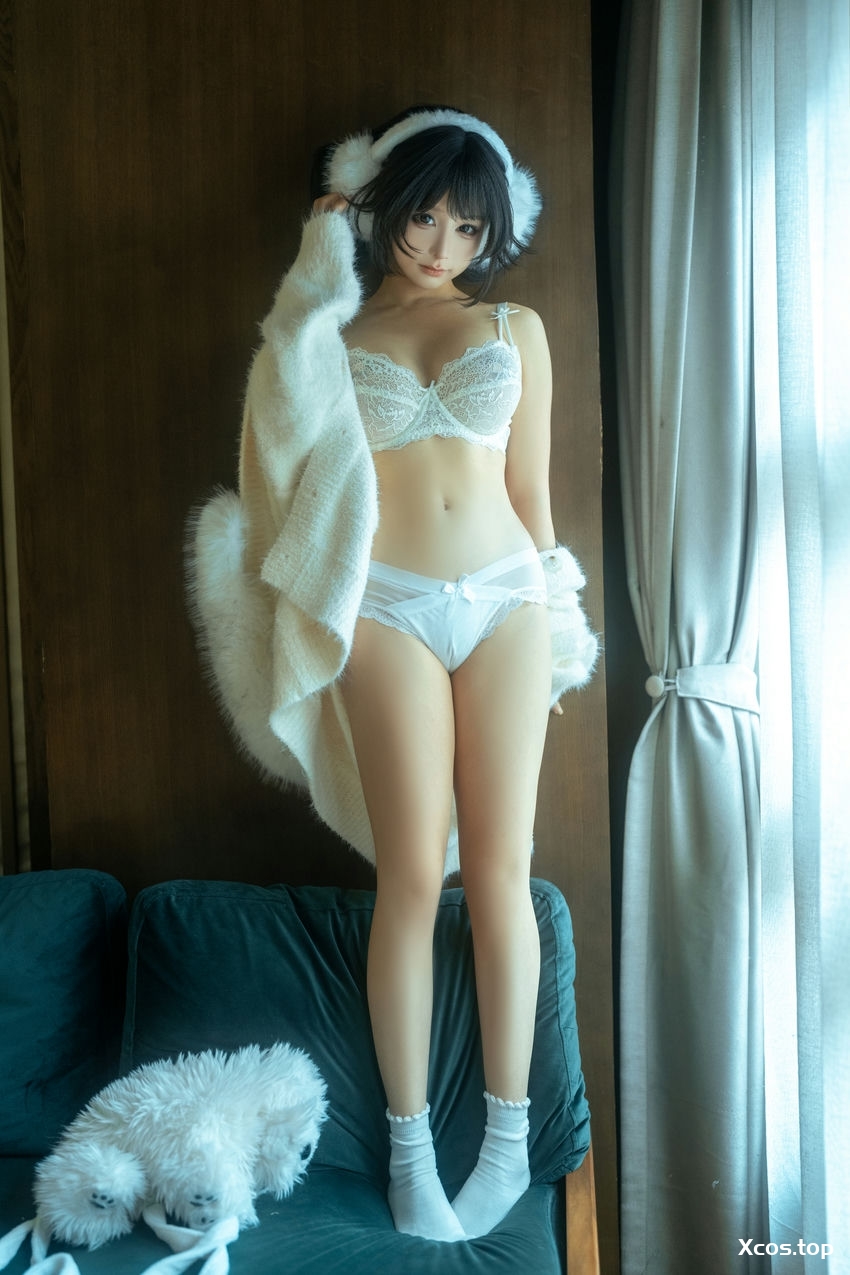 蠢沫沫 NO.396 白毛衣 [18P+1V-992MB]
