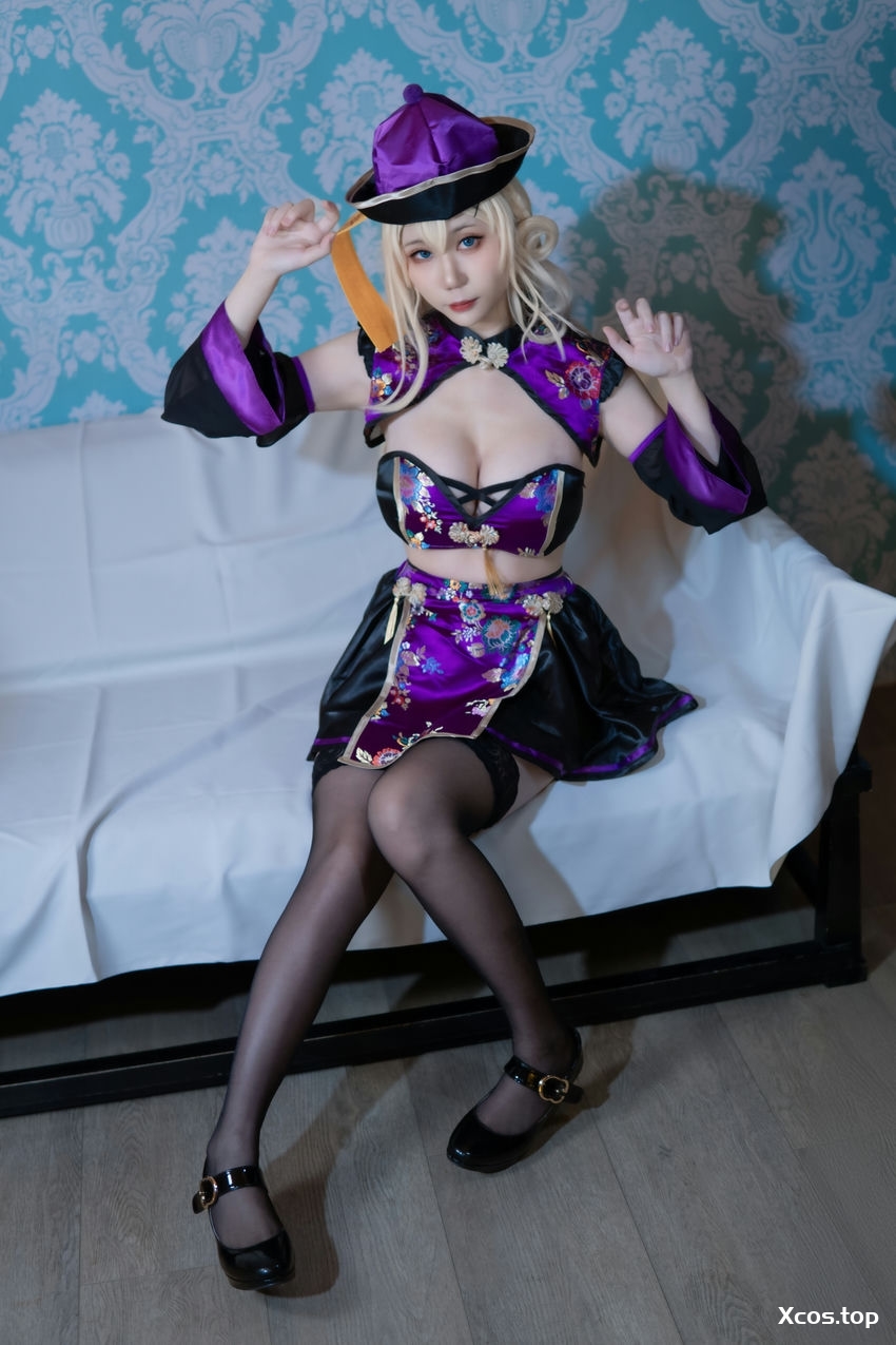 坊橋夜泊 - Sugar Whip 戦闘キョンシー 紫 [40P-375MB]