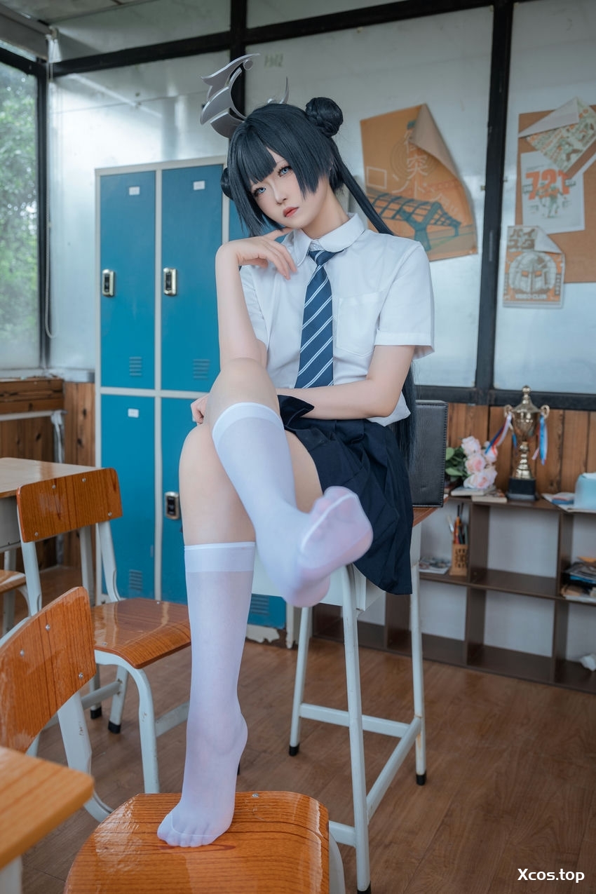 炸虾球耶呜 - 蔚蓝档案 妃咲 制服 [44P-410MB]