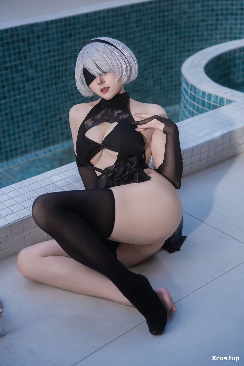 [专享] Natsuko夏夏子 NO.089 NIKKE×NieR 2B水着 [82P-708M]