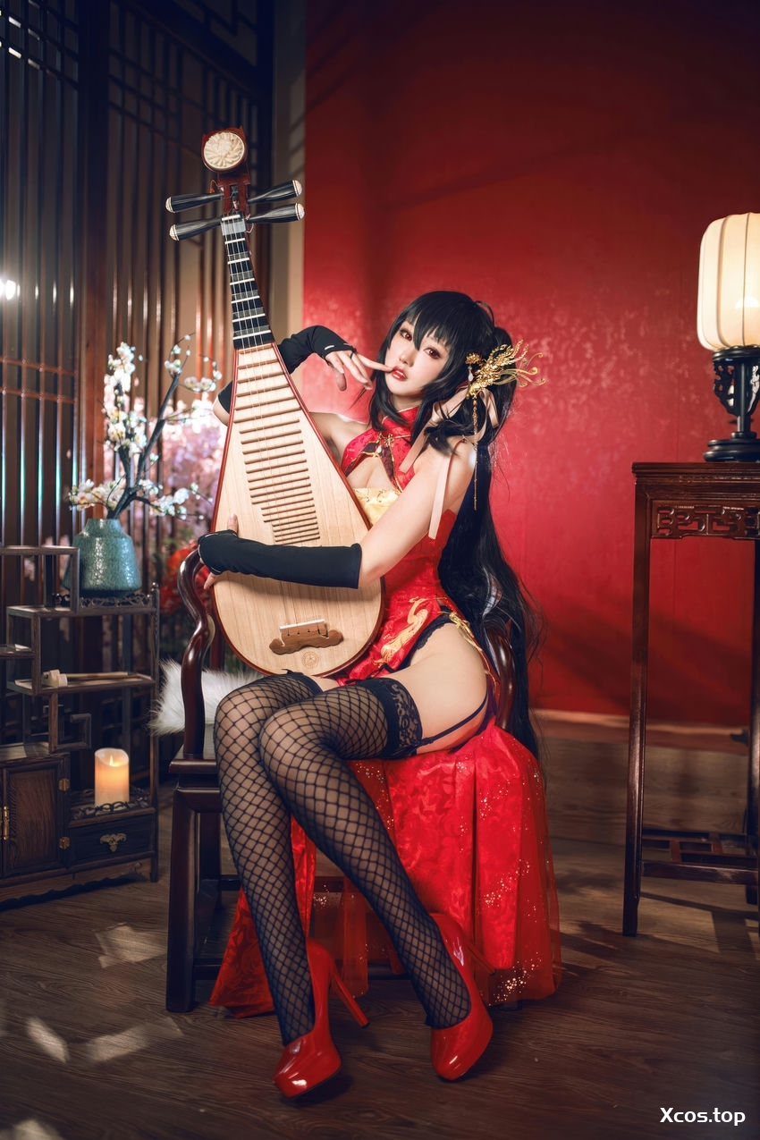 羽生三未 NO.031 碧蓝航线 大凤旗袍 [21P-216M]