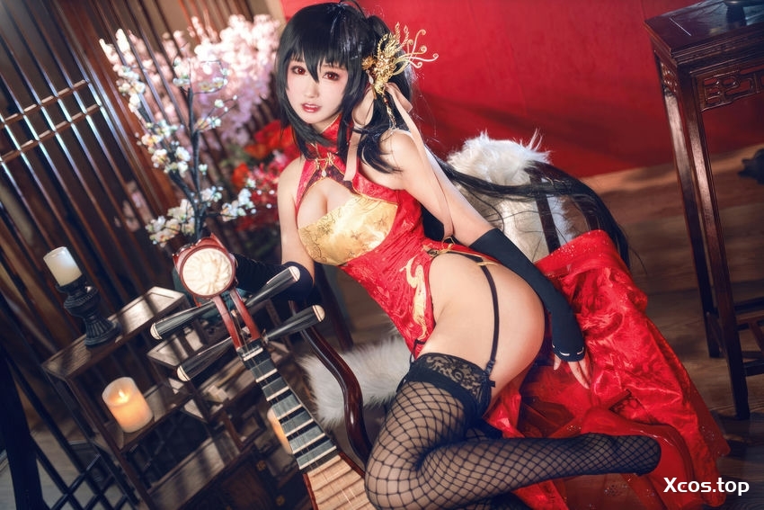 羽生三未 NO.031 碧蓝航线 大凤旗袍 [21P-216M]
