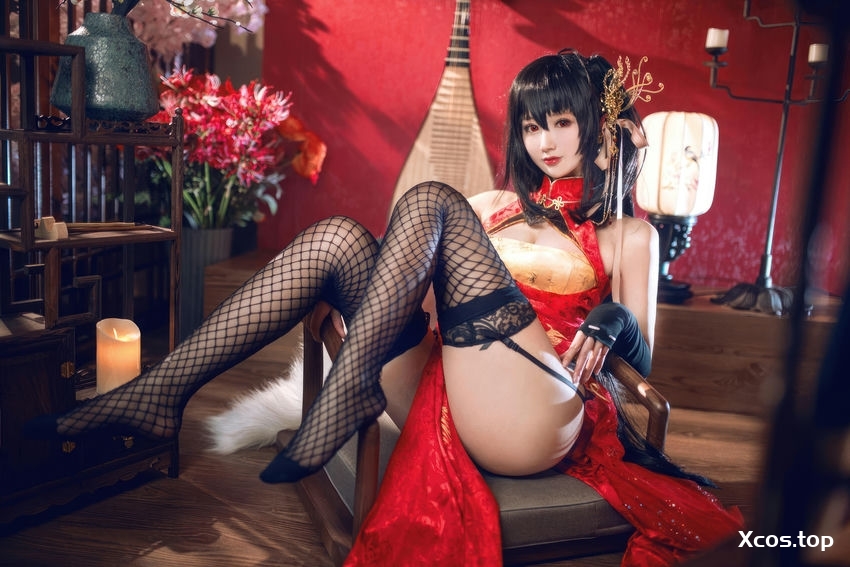 羽生三未 NO.031 碧蓝航线 大凤旗袍 [21P-216M]