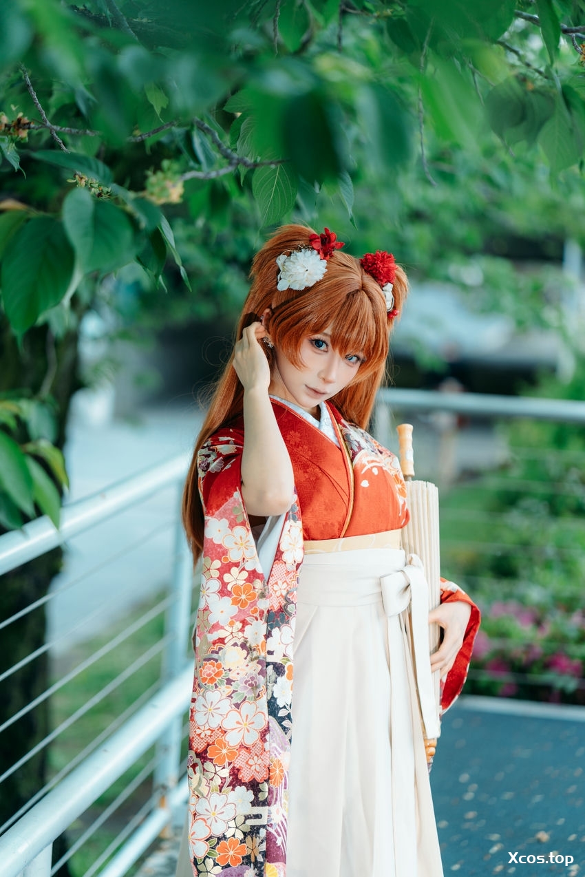 蠢沫沫 NO.411 EVA明日香和服 [30P-515M]