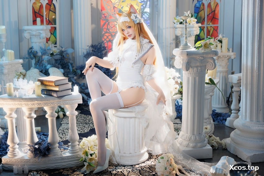 艾西Aiwest NO.020 蔚蓝档案 伊落玛丽花嫁 [31P-323MB]