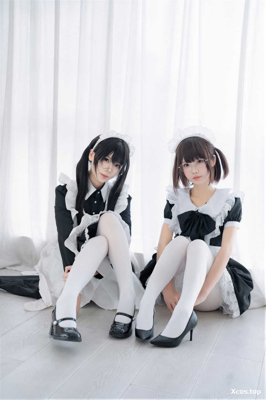 轩萧学姐 NO.074 &十万珍吱伏特 双人女仆 [110P+1V-1.27G]