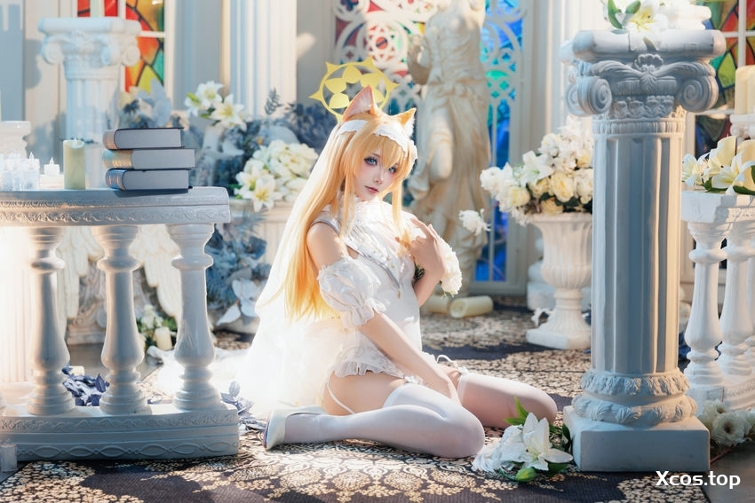 艾西Aiwest NO.020 蔚蓝档案 伊落玛丽花嫁 [31P-323MB]
